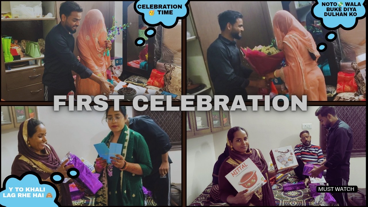 Dulhan Dulhan ka pehla velentine day 💖 Anjum ko Kya mila return gifts m #wedding #velentine_day 