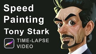 Speed Painting - Robert Downey Jr as Tony Stark