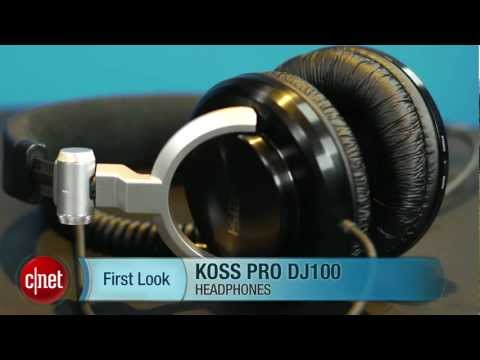 First Look: KOSS PRO DJ100 professional stereo headphones