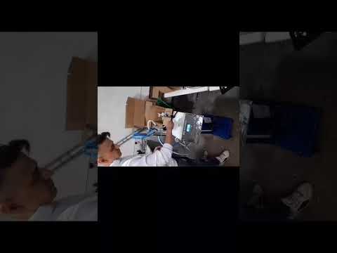 مراحل چسب زدن حباب لامپ بادستگاه