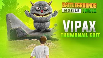 how to edit thumbnail like vipax | Vipax Jaisa Thumbnail Kaise Edit Karen | gaming thumbnail editing