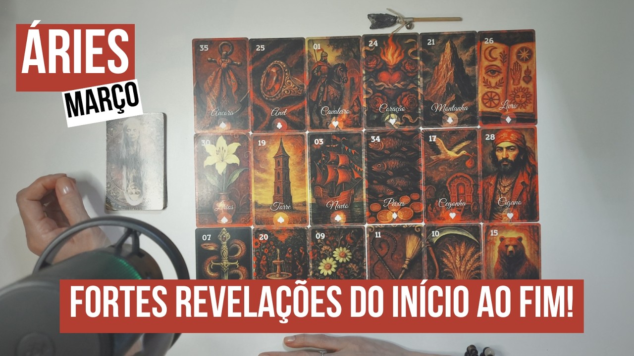ÁRIES ♈ Março: Revelações fortes do início ao fim da leitura! #baralhocigano #signodeáries