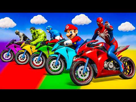الرجل العنكبوت انقاذ باتمان Spider-Man Rescue batman vs iron man vs venom funny Game GTA 5 superhero