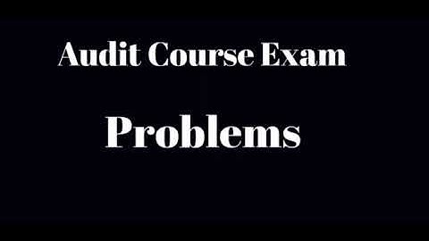Calicut University, Audit Course,Exam