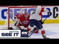 Gotta see it panthers sasha barkov fakes between his legs to score unreal goal in game 2