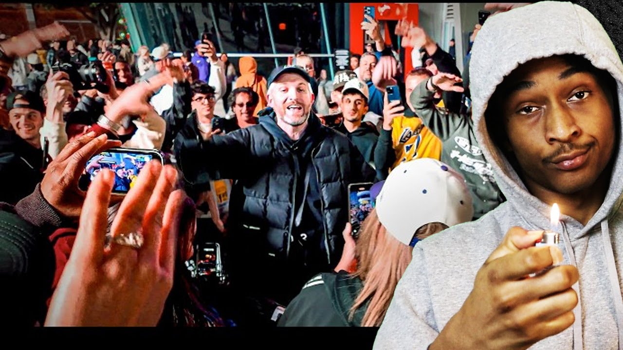 HARRY MACK TOOK OVER THE CROWD AT THE LAKERS VS KNICKS GAME!!!