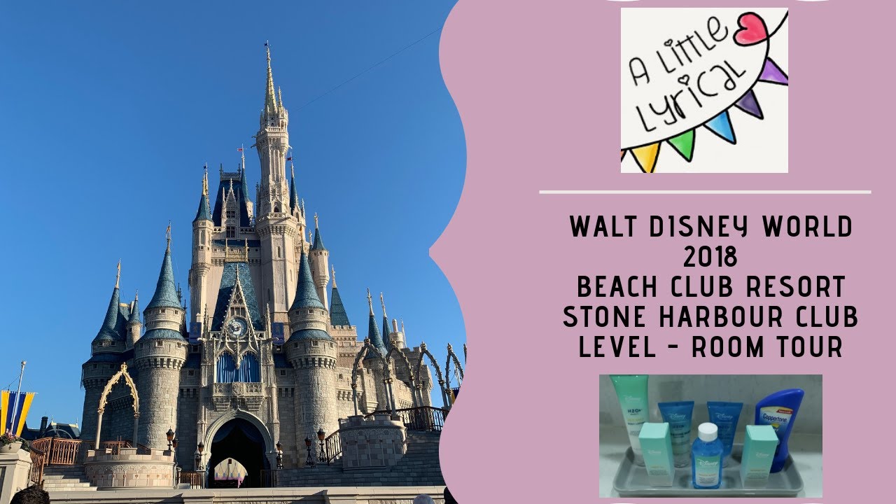 Beach Club Club Level Resort Walt Disney World Stone Harbour Club Level Studio Room Tour