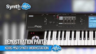 Korg M50 Synth Workstation | Demostration Part 2 by S4K