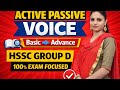 Voice Part-2 | Active Passive Voice Rules & Questions | HSSC Group D / Constable / SSC Exams by usha