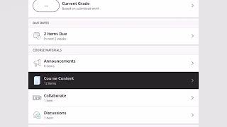 Using the Blackboard App