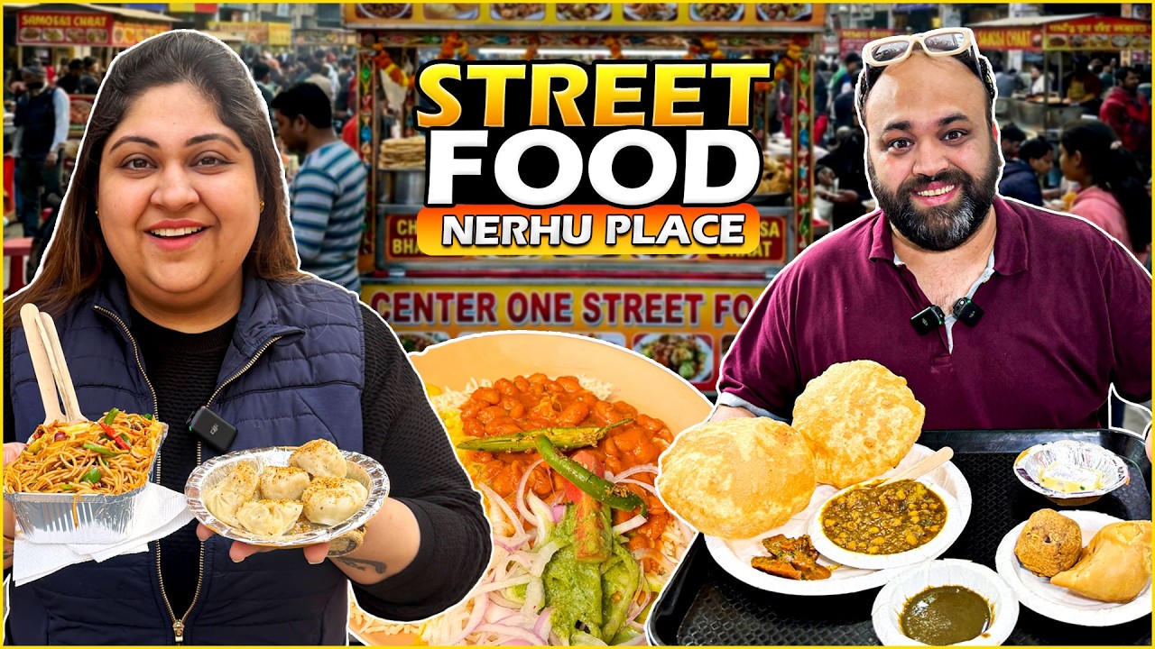 Mohalla Aapka NEHRU PLACE | Rajma Chawal, Desi Chowmein, Rabri Brownie, Chole Bhature, Pakode, Chai