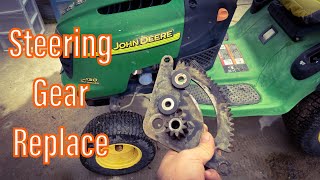 How To Fix Steering On John Deere (L, LA and D Series) Riding Mowers