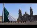 Izamiento de la Bandera Nacional en el Zócalo de la Ciudad de México