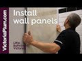 How to fit shower wall panels  fitting tips from victoria plum