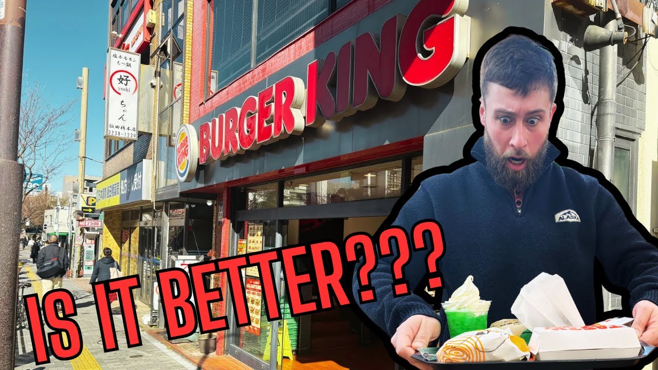 Burger King in Tokyo, Japan: Japan-Only Menu Items Taste Test