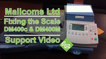 Fixing the Scale on a DM400c & DM400M Franking Machine