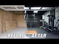 Complete home gym transformation start to finish