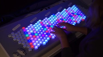 Lumatone Improvisation in 7-limit just intonation tuning with sine tone drone.