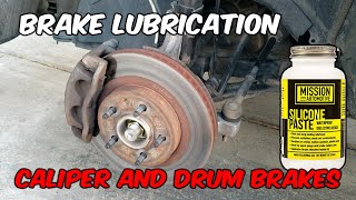 How to Apply Brake Lubrication for CALIPER and DRUM Brake Systems