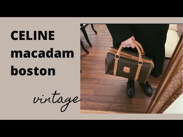 CELINE MACADAM VINTAGE DESIGNER BAGS REVIEW 