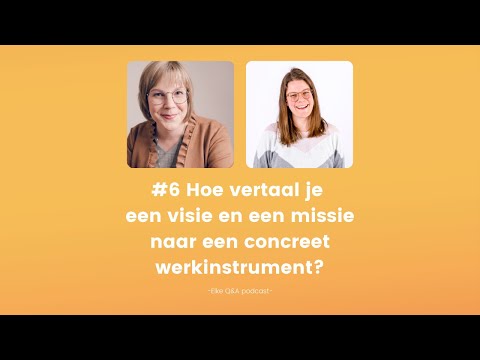 Video: Hoe inspireer je een visie?