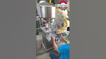 Máy chiết rót tự động 1 vòi, chiết rót chai pet, nước uống,... | Thuận Phát Technical