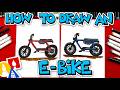 How To Draw A Cool Electric Bike (E-Bike)