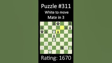 Daily Chess Puzzle no.311 #shorts