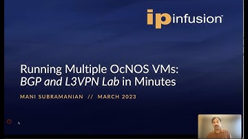 How to setup BGP and L3 VPN Lab with multiple OcNOS VMs in GNS3 in minutes