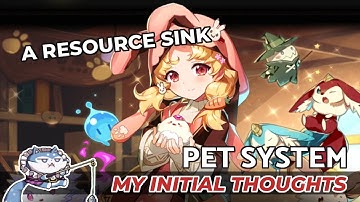 [Epic 7] Pet System - Initial thoughts