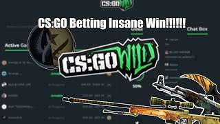 CS:GO Gambling - Crazy INSANE Epic WIN! ( WARNING INSANE 0.1 % JACKPOT CRAZY EPIC IMPOSSIBLE WIN)