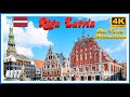 Latvia 4K - Riga - Old Town Attractions.
