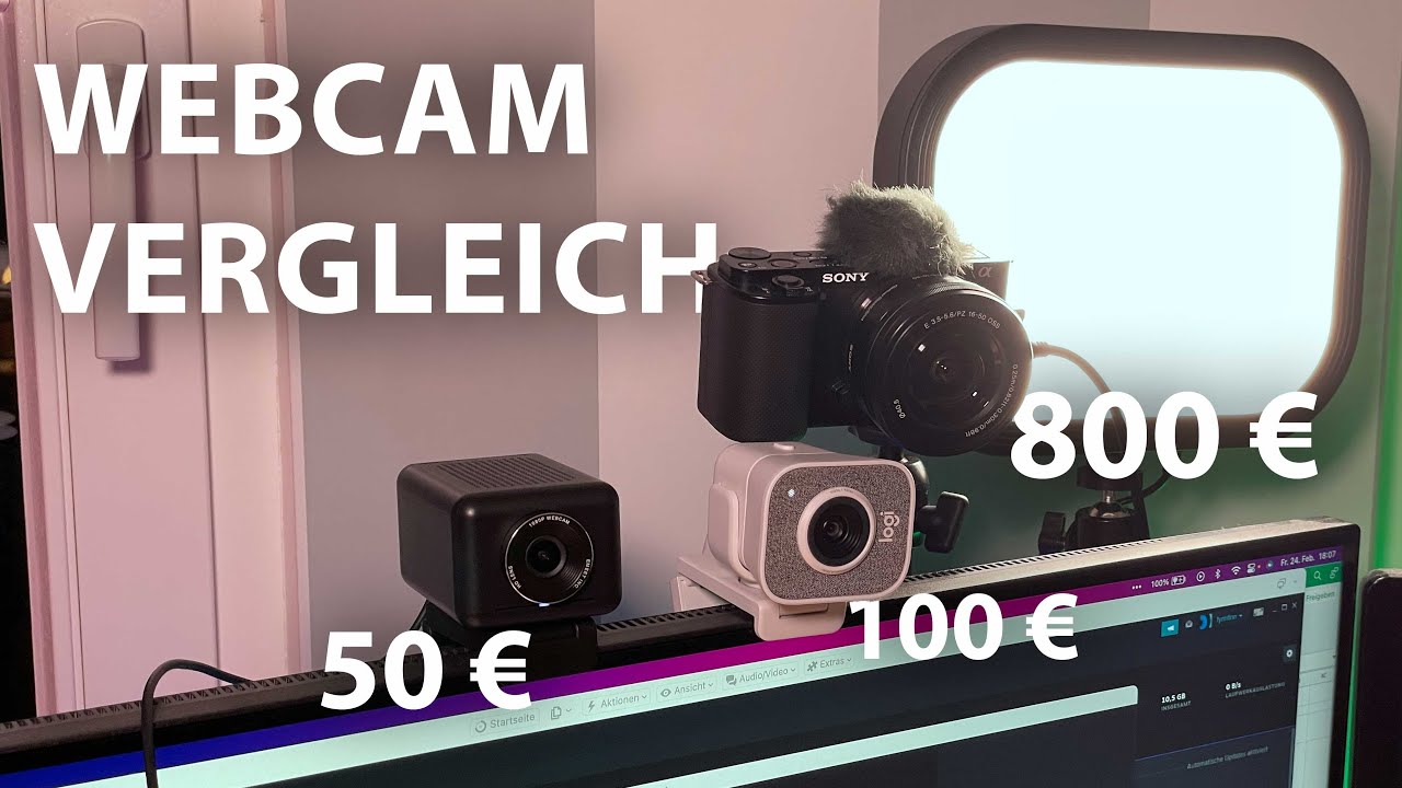 EMEET Jupiter 1080P Webcam VS. Logitech StreamCam VS. Sony Alpha ZV-E10L