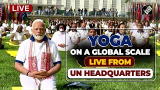 LIVE: PM Modi Yoga at UN Headquarters | International Yoga Day 2023 Live | Modi US State Visit