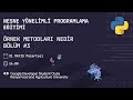 Python ile Nesne Yönelimli Programlama ile ilgili video