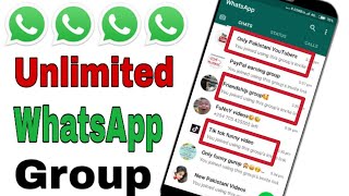 Unlimited Groups | How to Join Unlimited WhatsApp Groups | WhatsApp Groups mey kaise add kare screenshot 5