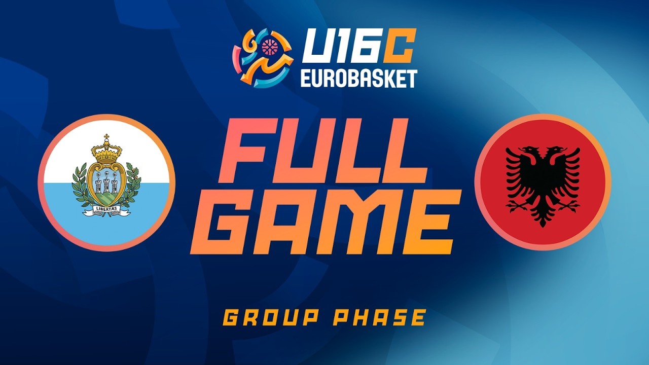 Group Phase | San Marino v Albania | Full Basketball Game | FIBA U16 EuroBasket 2026 Division C