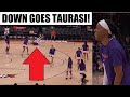 HILARIOUS: Taurasi FALLS DOWN Tripping Over Own Feet During Warmups, Phoenix Mercury vs NY Liberty