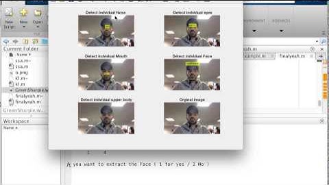 Image detection and extraction using Matlab (mini project).