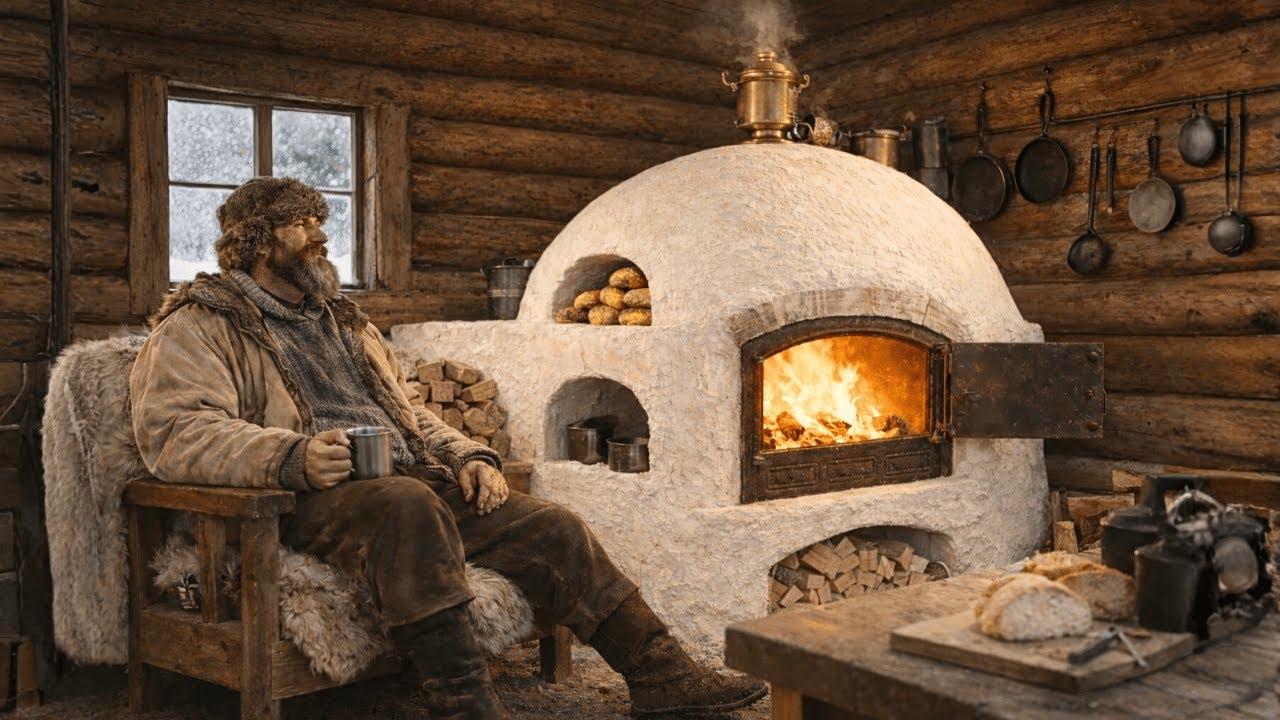 Settlers Laughed at His Russian Clay Oven — Until It Kept His Cabin 68°F Warmer