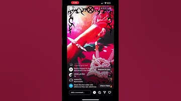 Ken Carson “Chrome Heart Lens “ ig live 7/30/23