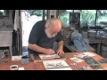 Pottery Video: Robin Hopper Shows How to Paint on Porcelain Ceramic Substrates