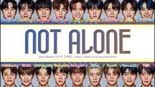 BOYS PLANET Not Alone 1hour / 보이즈블래닛 Not Alone 1시간 / BOYS PLANET Not Alone 1時間耐久