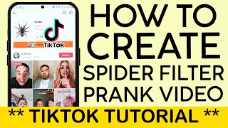 How to Get The Spider on Face Filter | How to do the viral spider filter prank on TikTok 2024 screenshot 5