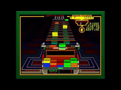 Klax - retro puzzle game