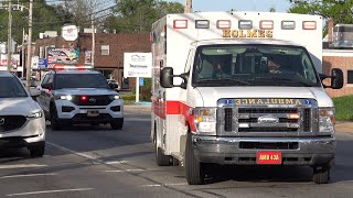 Holmes Fire Company Micu 43 & Narberth Medic 331 Responding 