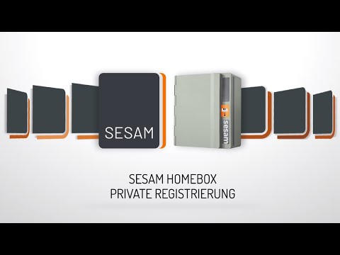Sesam HomeBox private Registrierung