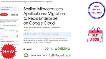 Scaling Microservices Applications: Migration to Redis Enterprise on Google Cloud | 2025 | #GSP1177