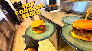 Sunday Morning Orders POV | Making Juicy and Greasy Cheese BURGERS 🍔🍔