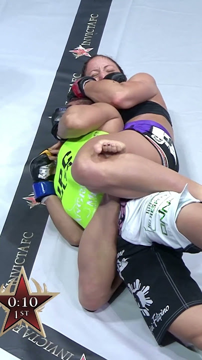 Jessica Penne’s VICIOUS REAR NAKED CHOKE in Invicta #invictafc